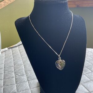 Elegant WITH ME ALWAYS Heart Pendant Necklace